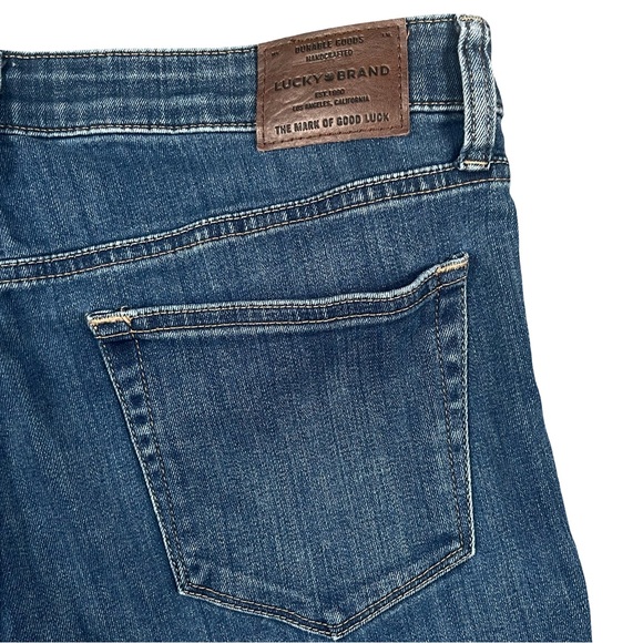 Lucky Brand Jeans Women's Blue Mid Rise Ava Crop Denim Size 8 - Picture 8 of 11